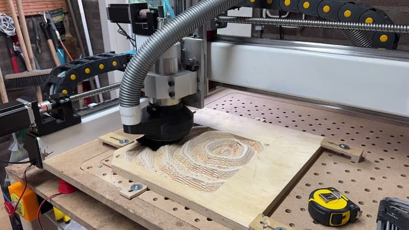Wave 2 - handcrafted wooden wave relief by TerraMadera