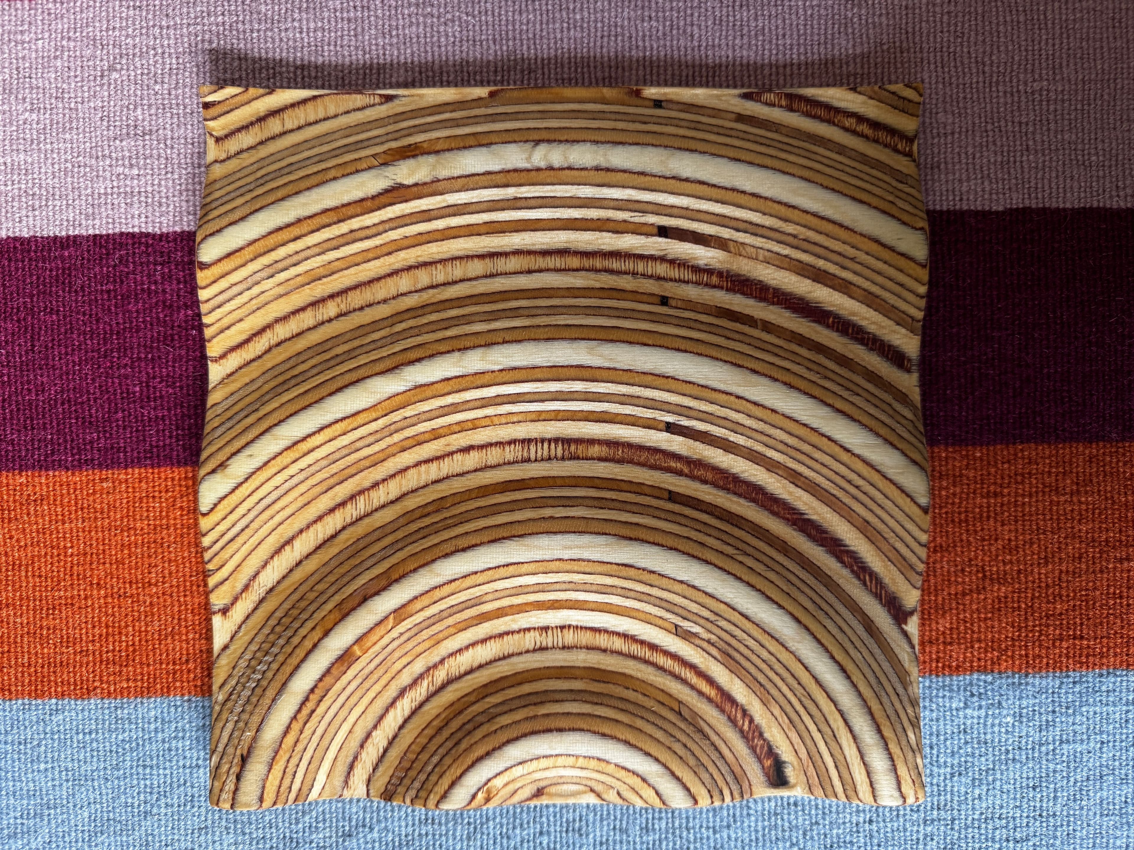Wave 1 - handcrafted wooden wave relief by TerraMadera