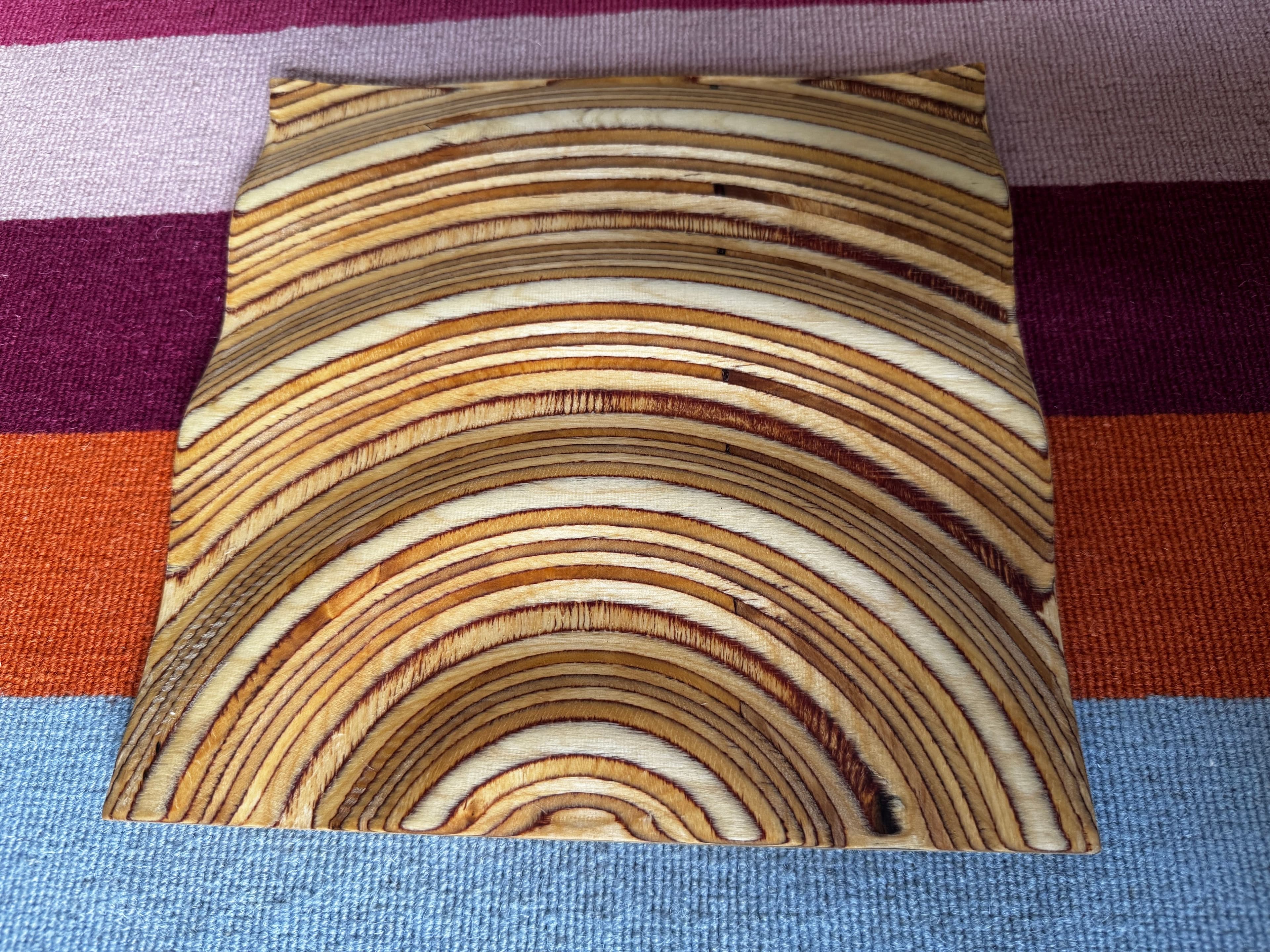 Wave 1 - handcrafted wooden wave relief by TerraMadera