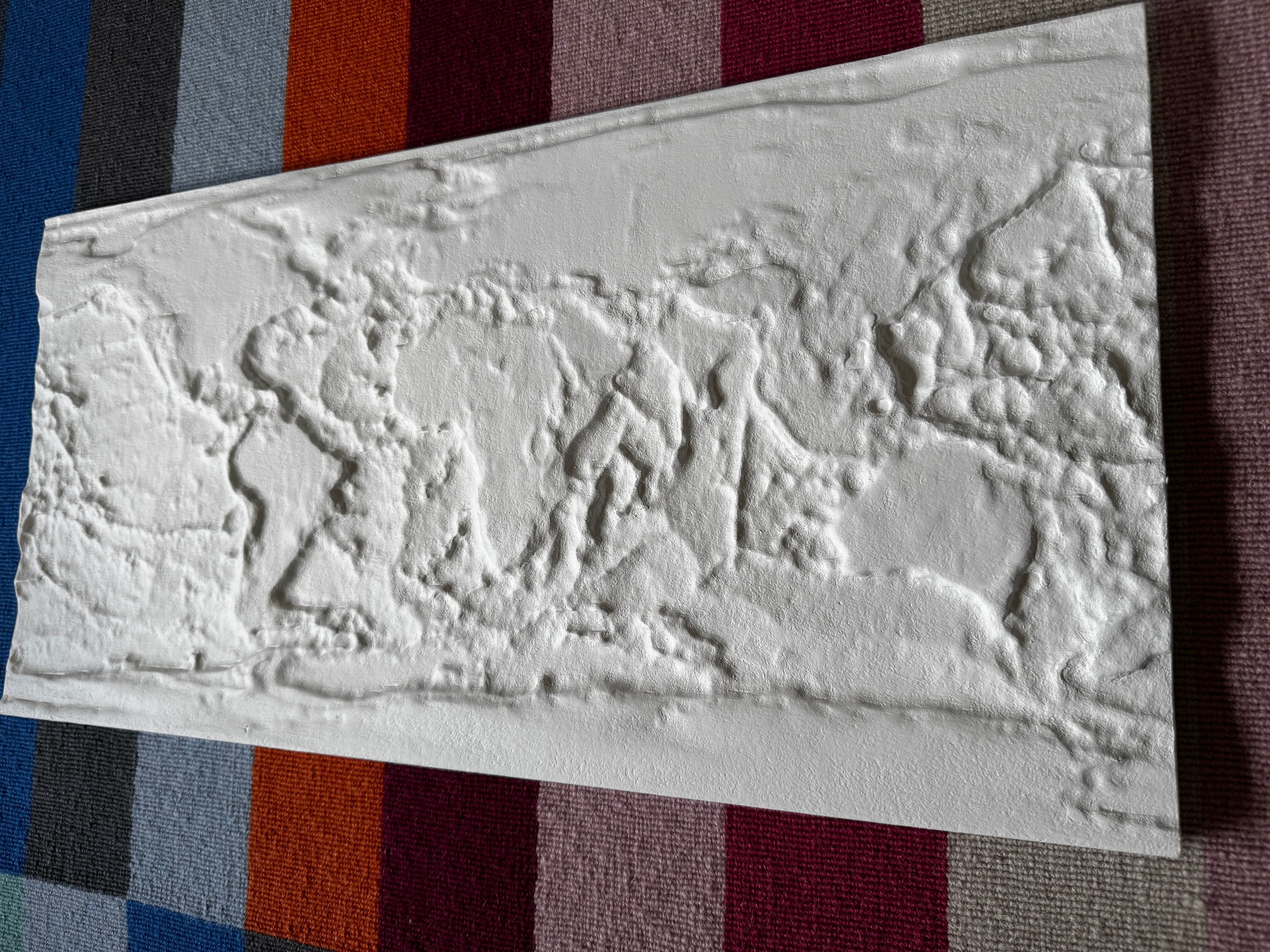 World map 1 - handcrafted wooden world map relief by TerraMadera