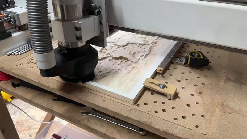 World map 2 - handcrafted wooden world map relief by TerraMadera