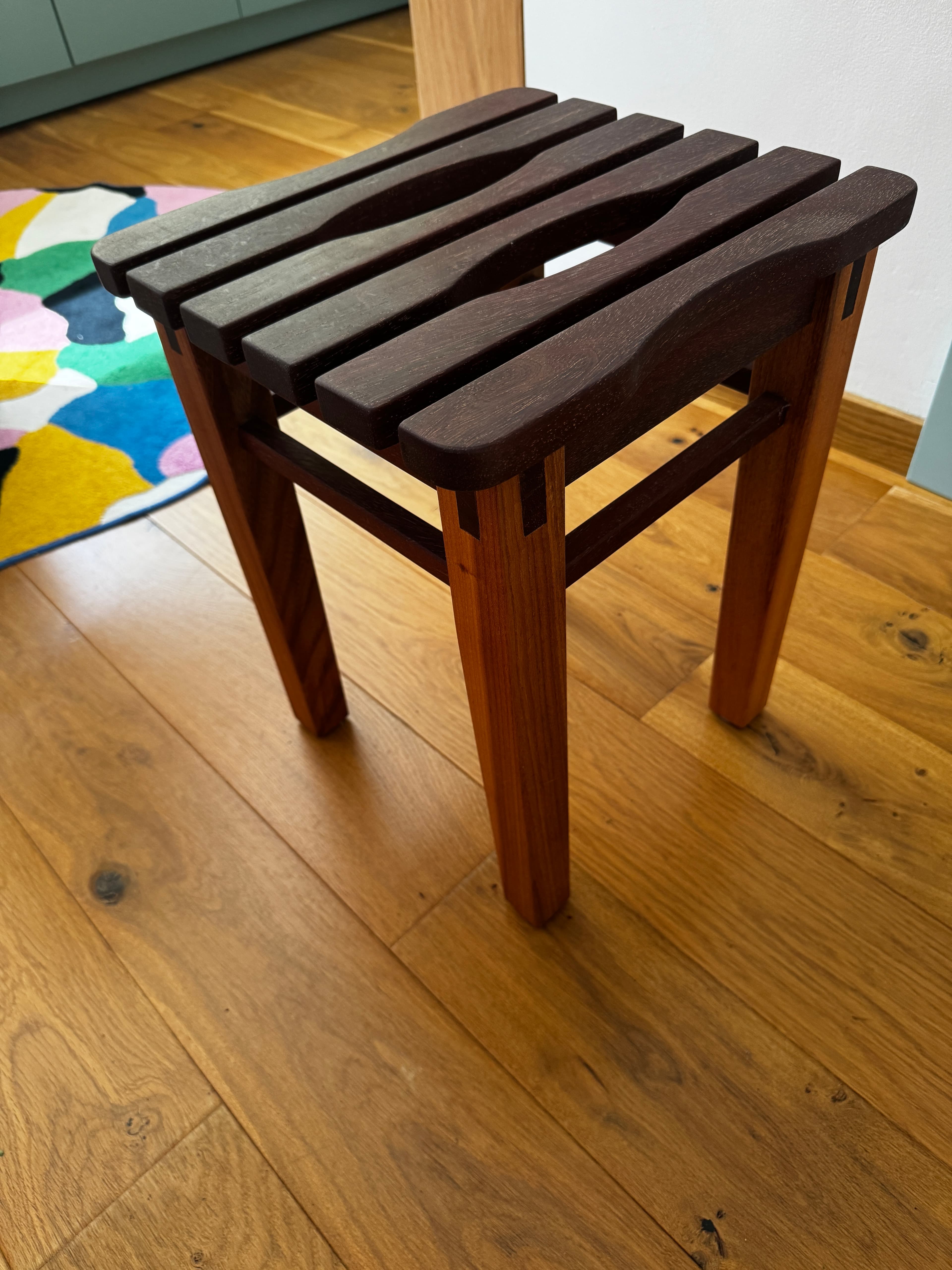 Wooden stool — handcrafted wooden furniture by TerraMadera