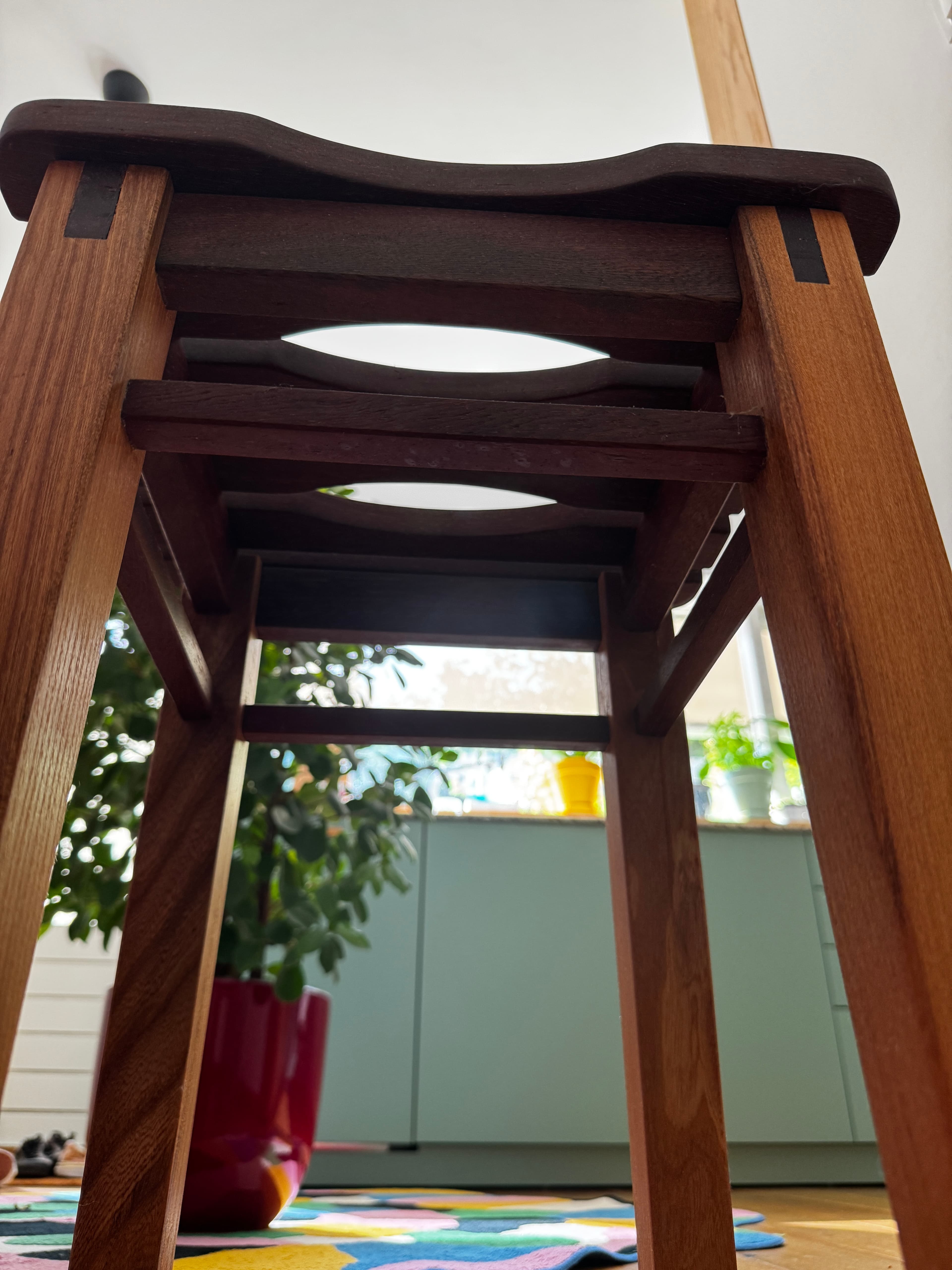 Wooden stool — handcrafted wooden furniture by TerraMadera