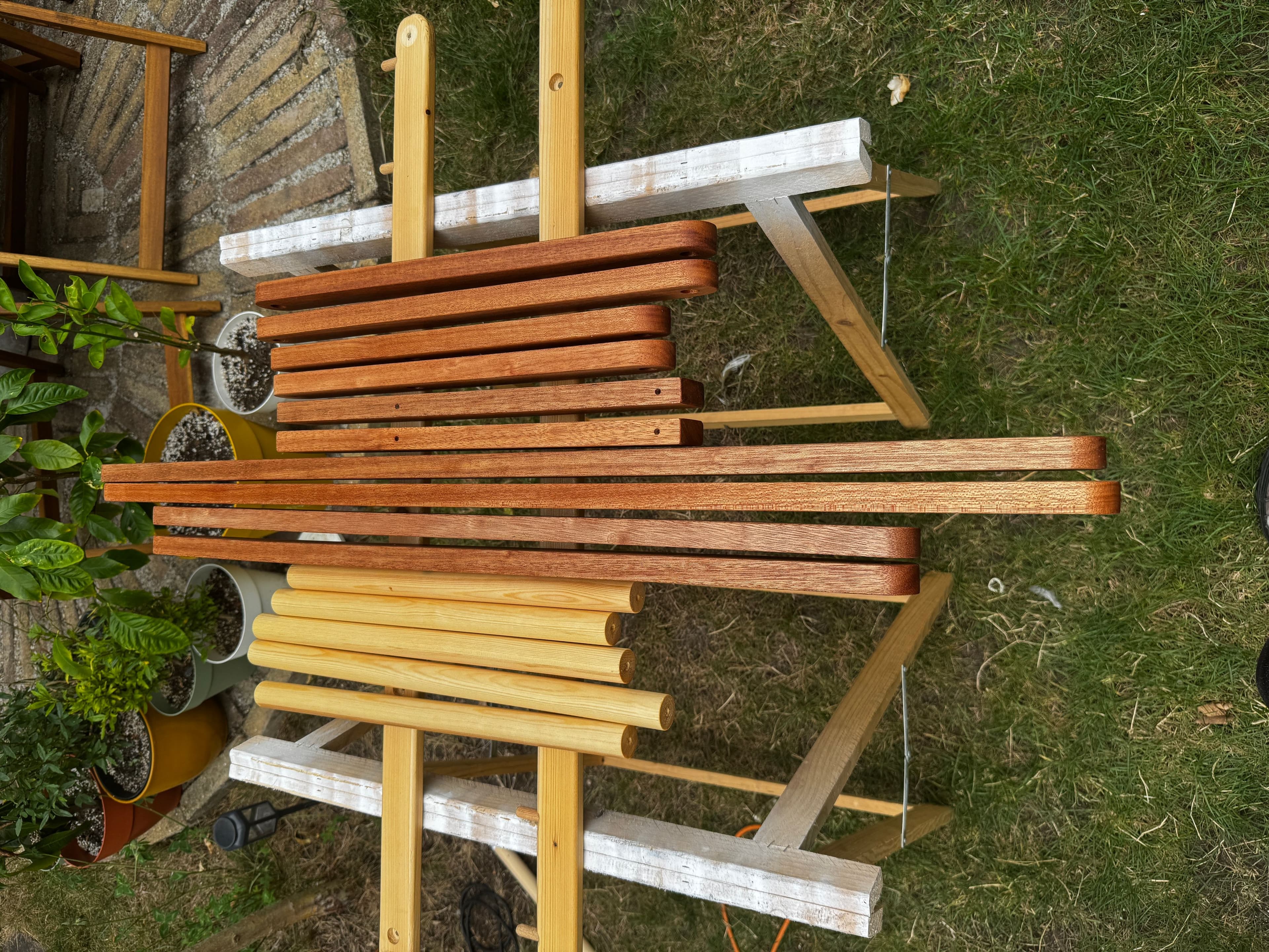 Foldable chair — handcrafted wooden beach chair by TerraMadera