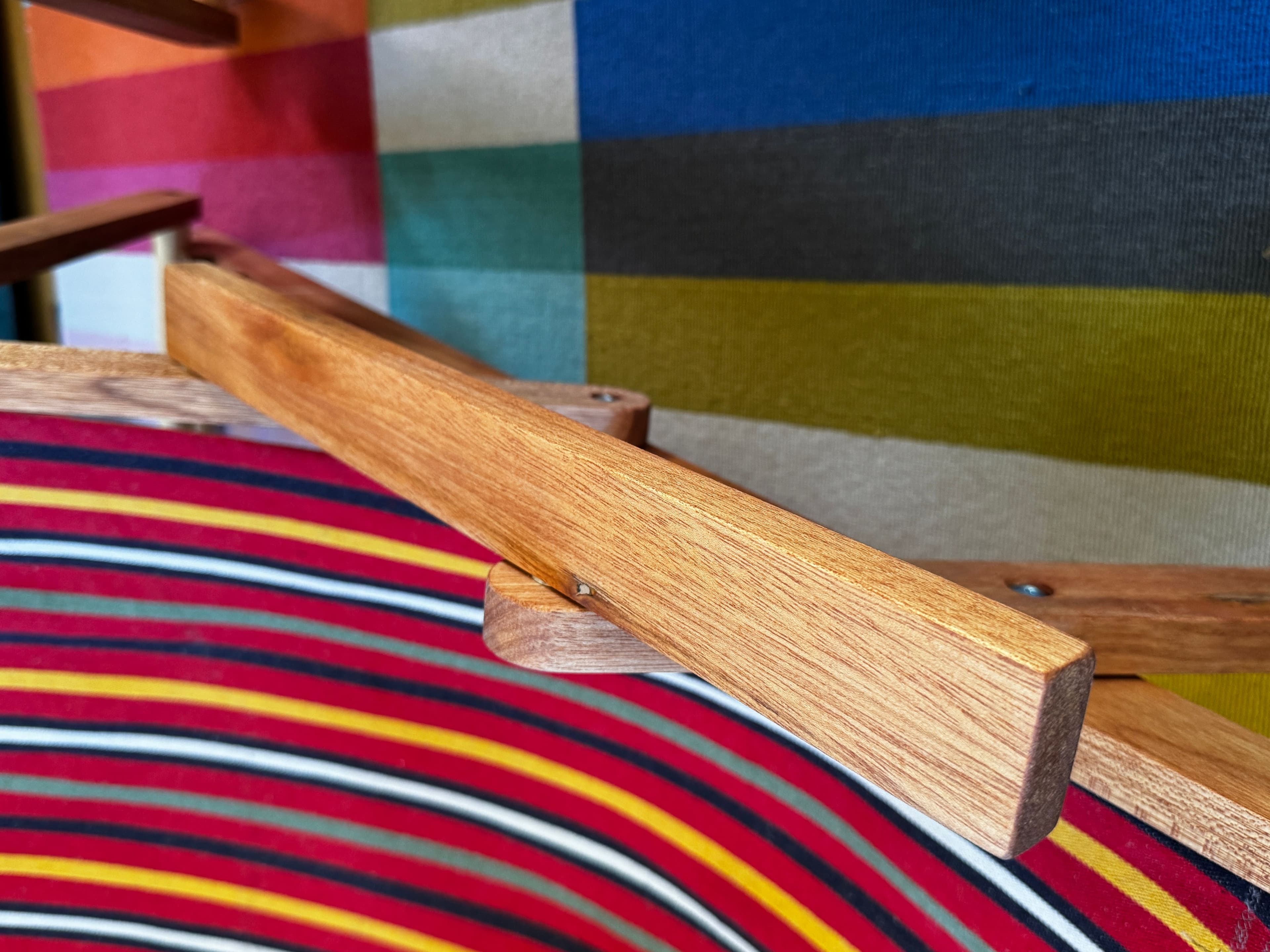 Foldable chair — handcrafted wooden beach chair by TerraMadera