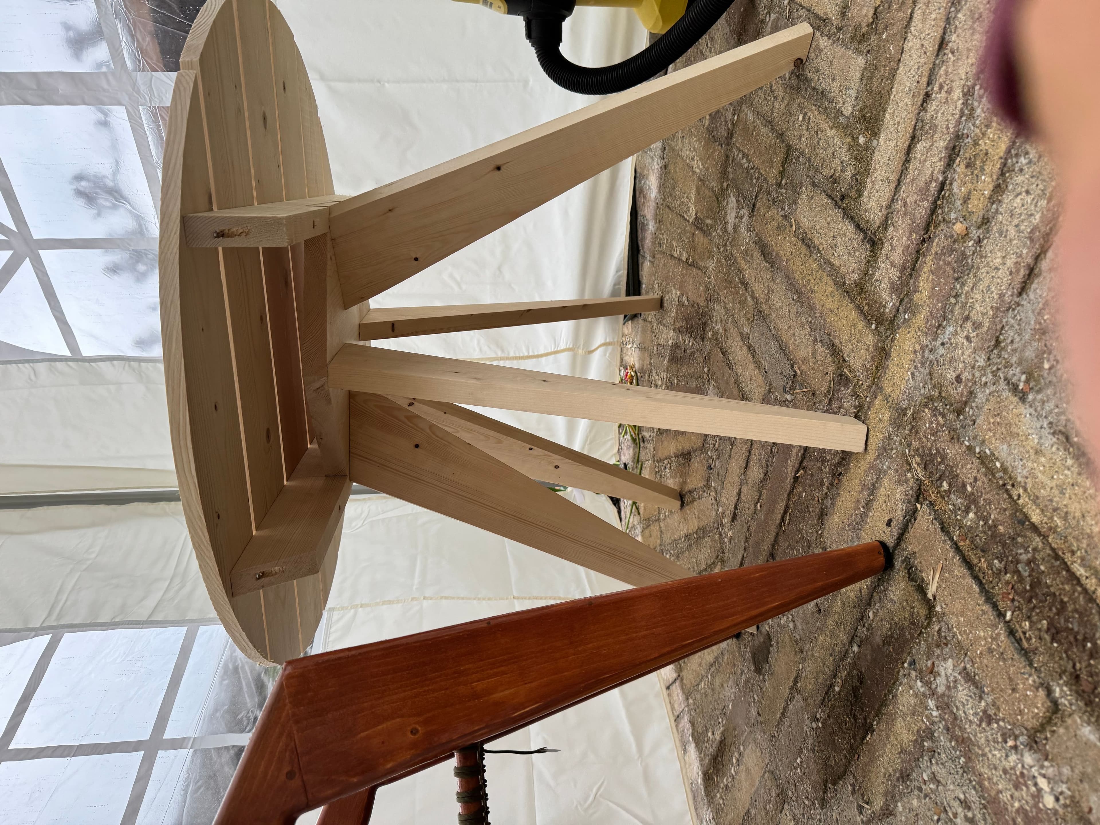 Garden table — handcrafted wooden furniture by TerraMadera