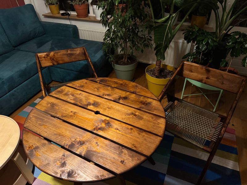 Garden table — handcrafted wooden furniture by TerraMadera