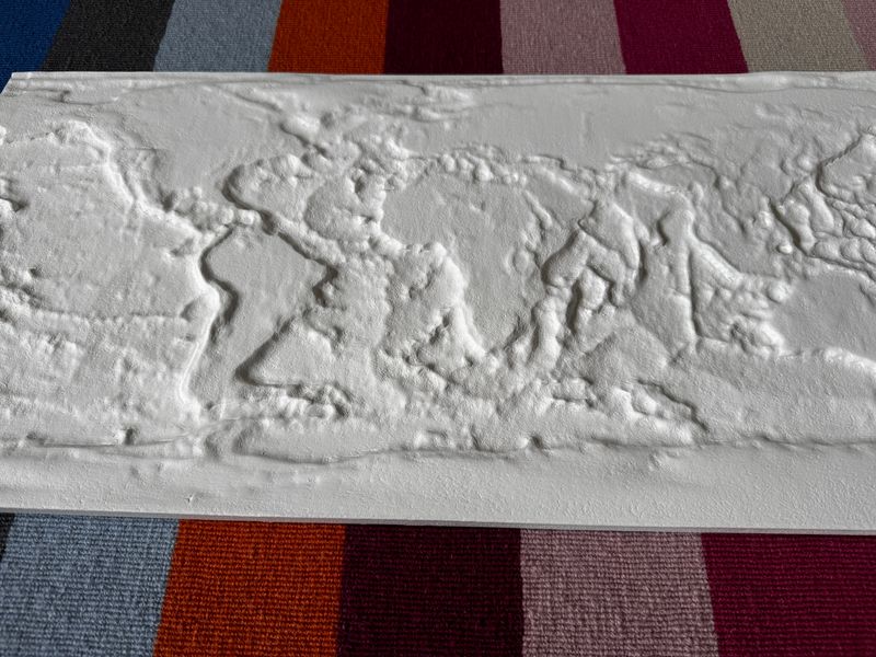 World map 1 - handcrafted wooden world map relief by TerraMadera