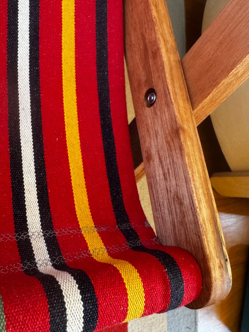 Foldable chair — handcrafted wooden beach chair by TerraMadera