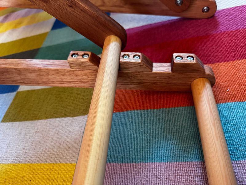 Foldable chair — handcrafted wooden beach chair by TerraMadera